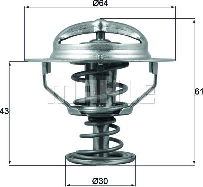 Wilmink Group WG1426539 - Термостат охлаждающей жидкости / корпус www.autospares.lv