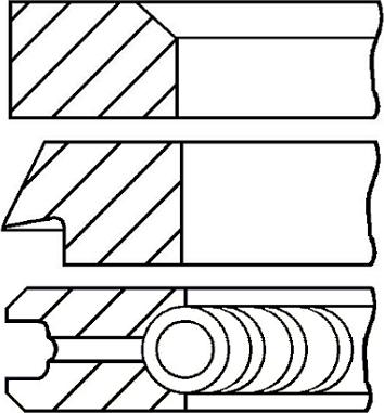 Wilmink Group WG1096291 - Virzuļa gredzenu komplekts www.autospares.lv