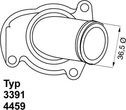 Wilmink Group WG1091749 - Термостат охлаждающей жидкости / корпус www.autospares.lv