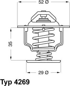 Wilmink Group WG1091714 - Термостат охлаждающей жидкости / корпус www.autospares.lv