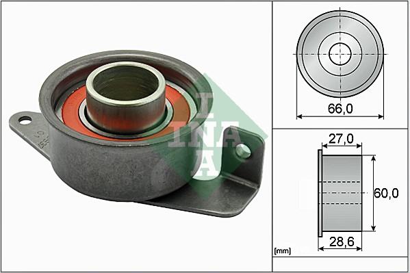 Wilmink Group WG1097421 - Tensioner Pulley, timing belt www.autospares.lv