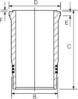 Wilmink Group WG1188153 - Cilindra čaula www.autospares.lv