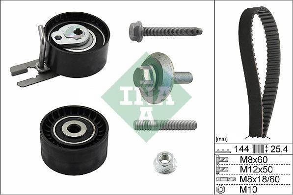 Wilmink Group WG1251493 - Комплект зубчатого ремня ГРМ www.autospares.lv