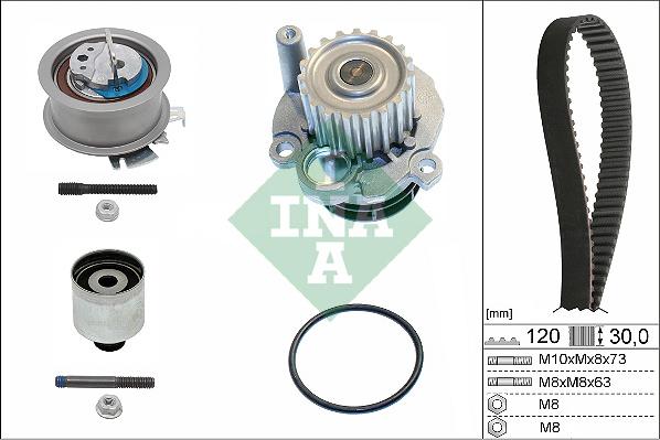 Wilmink Group WG1251434 - Ūdenssūknis + Zobsiksnas komplekts www.autospares.lv