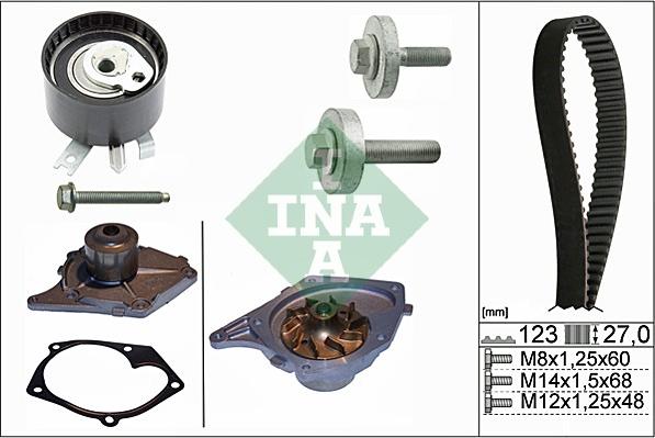 Wilmink Group WG1251422 - Ūdenssūknis + Zobsiksnas komplekts autospares.lv