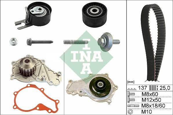 Wilmink Group WG1251692 - Ūdenssūknis + Zobsiksnas komplekts autospares.lv