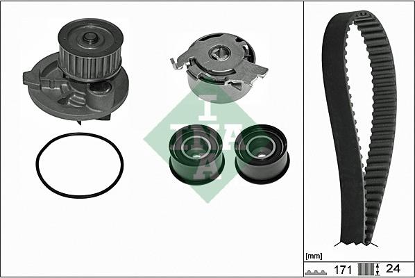 Wilmink Group WG1251661 - Water Pump & Timing Belt Set www.autospares.lv