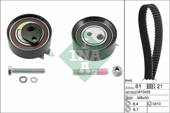 Wilmink Group WG1251188 - Zobsiksnas komplekts www.autospares.lv