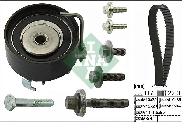 Wilmink Group WG1251885 - Timing Belt Set www.autospares.lv