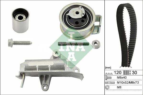 Wilmink Group WG1251381 - Zobsiksnas komplekts www.autospares.lv