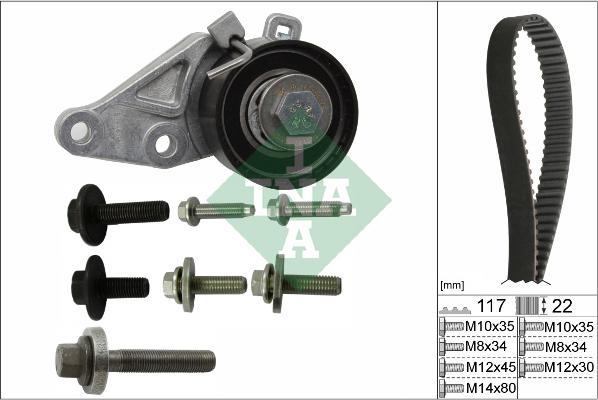 Wilmink Group WG1251325 - Комплект зубчатого ремня ГРМ www.autospares.lv