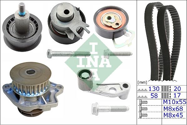 Wilmink Group WG1251251 - Ūdenssūknis + Zobsiksnas komplekts autospares.lv