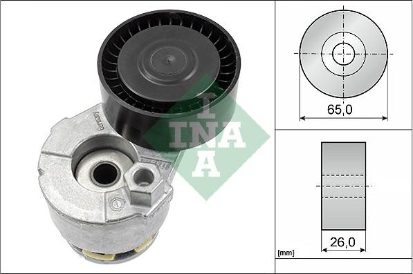 Wilmink Group WG1253455 - Натяжитель, поликлиновый ремень www.autospares.lv