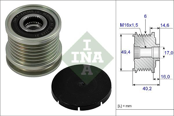 Wilmink Group WG1253584 - Piedziņas skriemelis, Ģenerators autospares.lv