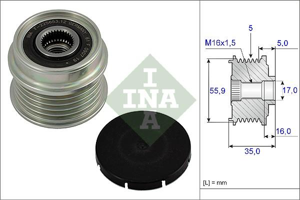 Wilmink Group WG1253587 - Piedziņas skriemelis, Ģenerators autospares.lv