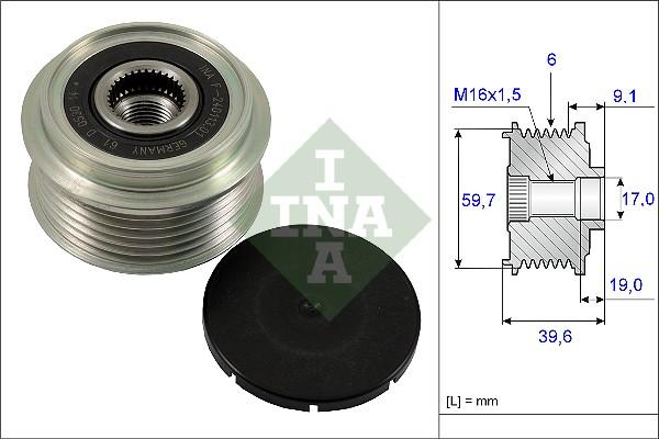 Wilmink Group WG1253644 - Piedziņas skriemelis, Ģenerators autospares.lv