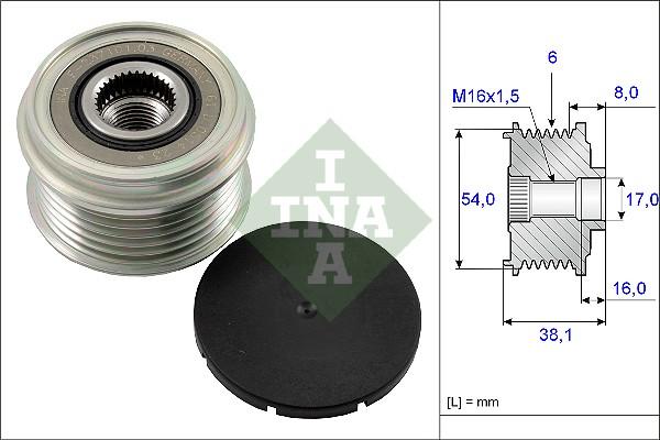 Wilmink Group WG1253642 - Piedziņas skriemelis, Ģenerators autospares.lv