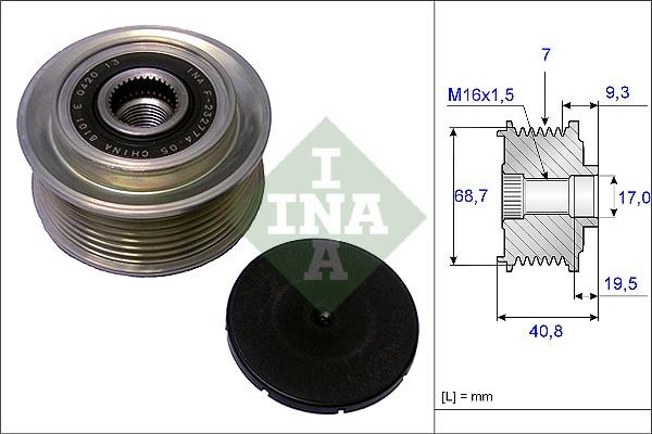 Wilmink Group WG1253655 - Piedziņas skriemelis, Ģenerators autospares.lv