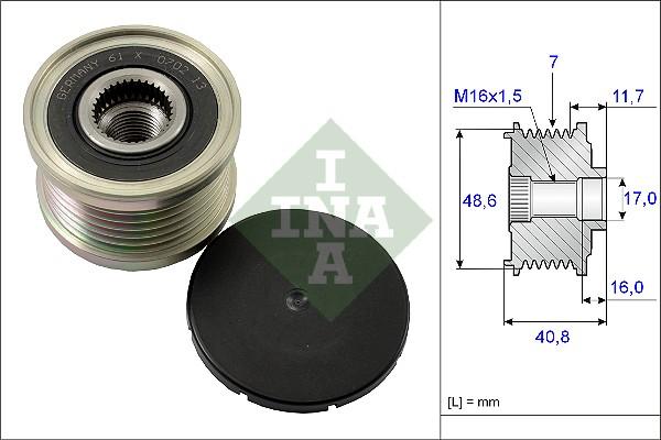 Wilmink Group WG1253656 - Piedziņas skriemelis, Ģenerators autospares.lv