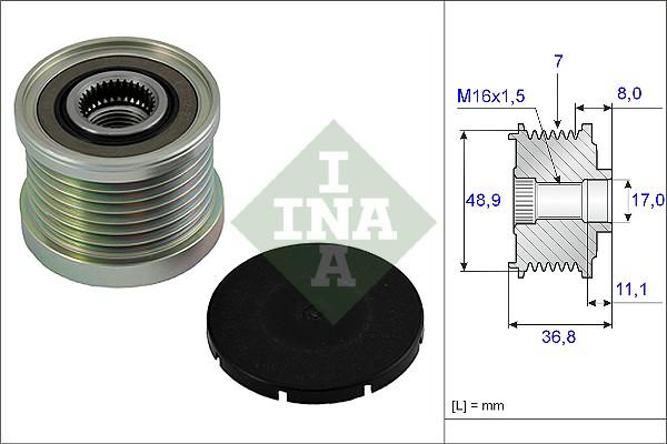 Wilmink Group WG1253657 - Piedziņas skriemelis, Ģenerators autospares.lv