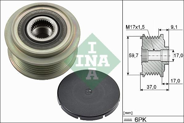 Wilmink Group WG1253616 - Piedziņas skriemelis, Ģenerators autospares.lv