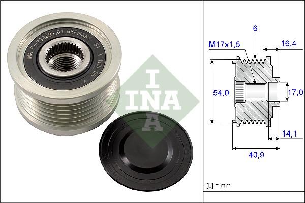 Wilmink Group WG1253688 - Piedziņas skriemelis, Ģenerators autospares.lv