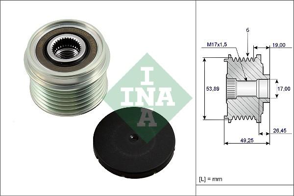 Wilmink Group WG1253802 - Piedziņas skriemelis, Ģenerators autospares.lv