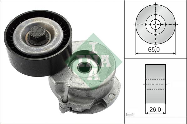 Wilmink Group WG1253302 - Натяжитель, поликлиновый ремень www.autospares.lv