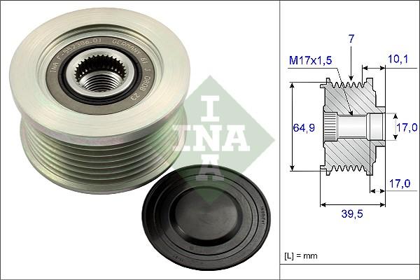 Wilmink Group WG1253751 - Piedziņas skriemelis, Ģenerators autospares.lv