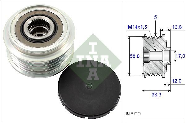 Wilmink Group WG1253758 - Piedziņas skriemelis, Ģenerators autospares.lv