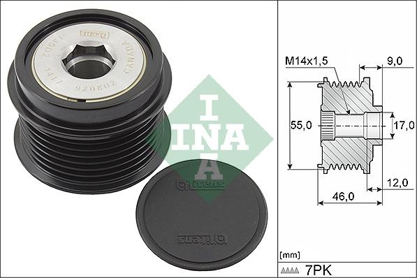 Wilmink Group WG1253770 - Piedziņas skriemelis, Ģenerators autospares.lv