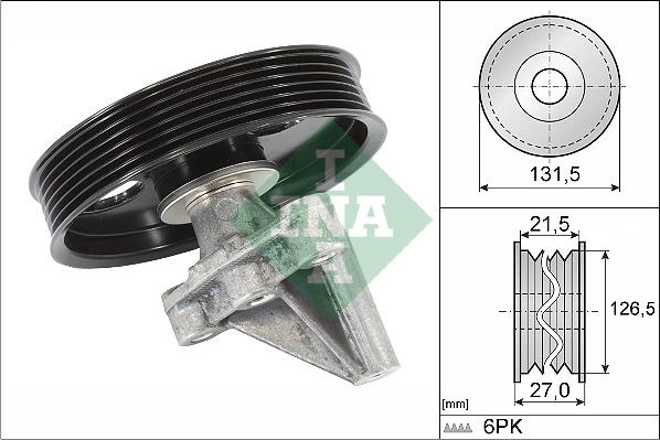 Wilmink Group WG1252903 - Ролик, поликлиновый ремень www.autospares.lv