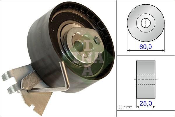 Wilmink Group WG1252420 - Tensioner Pulley, timing belt www.autospares.lv