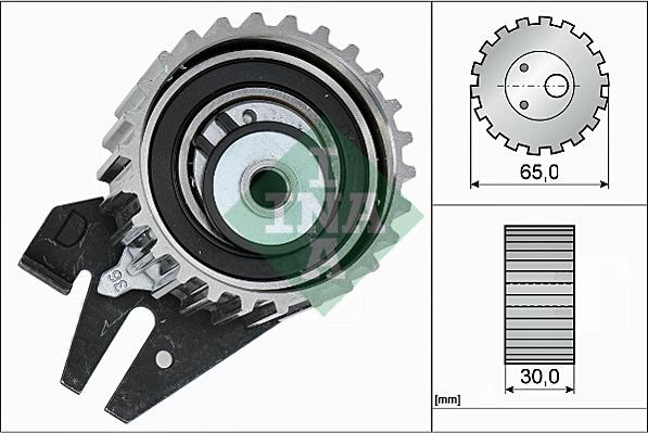 Wilmink Group WG1252643 - Tensioner Pulley, timing belt www.autospares.lv