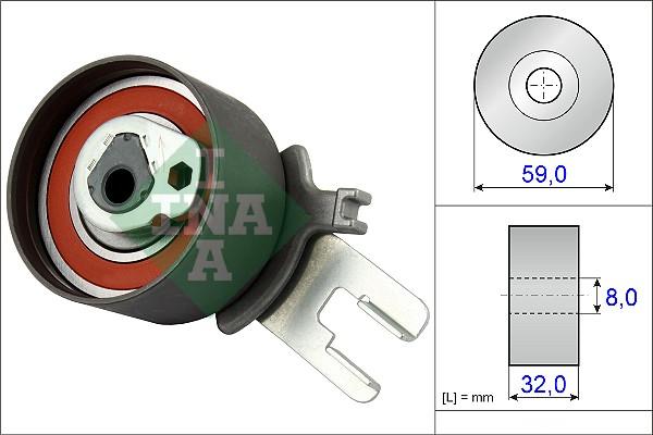 Wilmink Group WG1252655 - Spriegotājrullītis, Gāzu sadales mehānisma piedziņas siksna www.autospares.lv