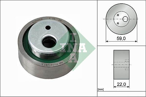 Wilmink Group WG1252077 - Натяжной ролик, зубчатый ремень ГРМ www.autospares.lv