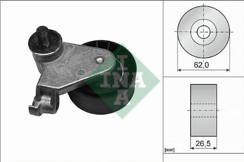 Wilmink Group WG1252187 - Натяжной ролик, зубчатый ремень ГРМ www.autospares.lv