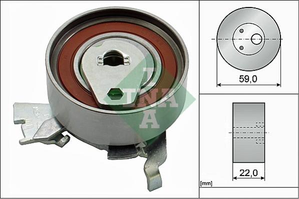 Wilmink Group WG1252264 - Spriegotājrullītis, Gāzu sadales mehānisma piedziņas siksna www.autospares.lv