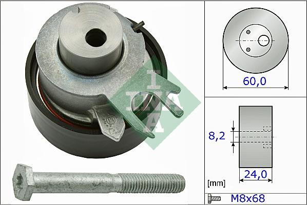 Wilmink Group WG1252280 - Spriegotājrullītis, Gāzu sadales mehānisma piedziņas siksna www.autospares.lv