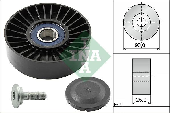 Wilmink Group WG1252756 - Ролик, поликлиновый ремень www.autospares.lv