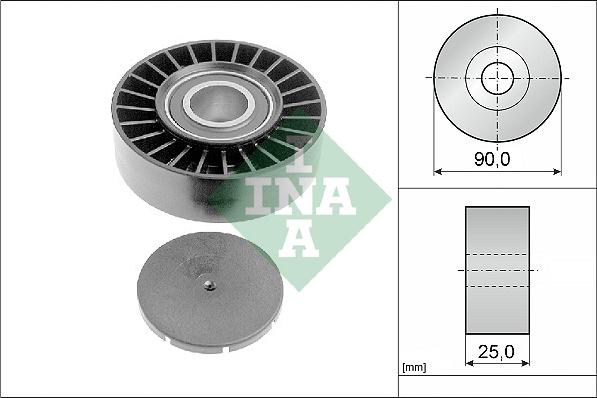 Wilmink Group WG1252783 - Ролик, поликлиновый ремень www.autospares.lv