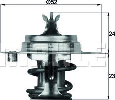 Wilmink Group WG1261803 - Термостат охлаждающей жидкости / корпус www.autospares.lv