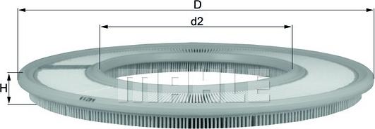 Wilmink Group WG1216690 - Gaisa filtrs www.autospares.lv