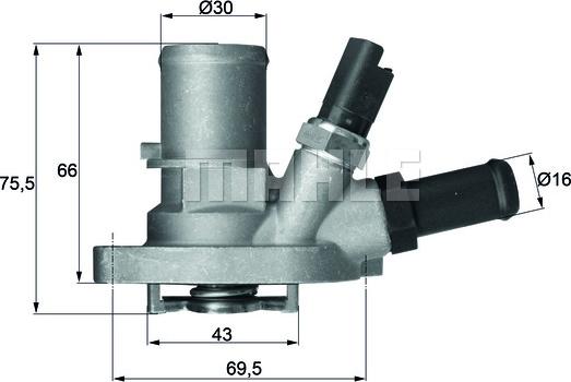 Wilmink Group WG1217596 - Termostats, Dzesēšanas šķidrums autospares.lv