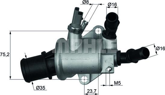 Wilmink Group WG1217590 - Termostats, Dzesēšanas šķidrums www.autospares.lv