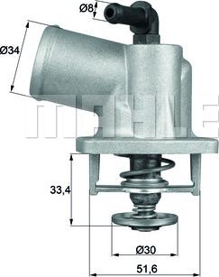 Wilmink Group WG1217694 - Термостат охлаждающей жидкости / корпус www.autospares.lv