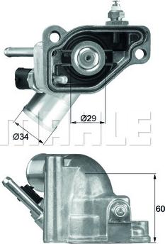 Wilmink Group WG1217689 - Термостат охлаждающей жидкости / корпус www.autospares.lv