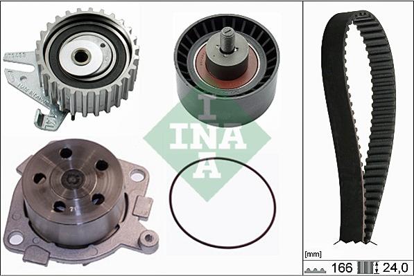 Wilmink Group WG1710019 - Ūdenssūknis + Zobsiksnas komplekts autospares.lv