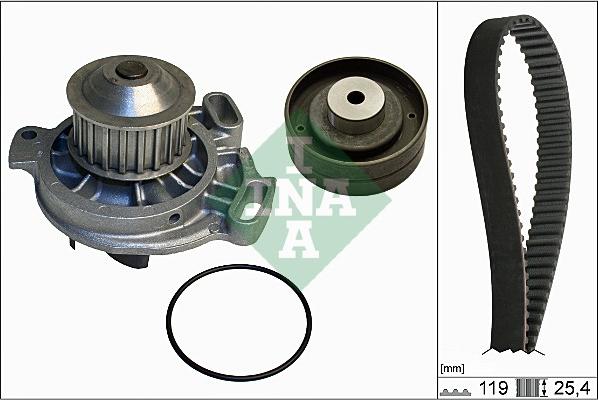 Wilmink Group WG1710014 - Ūdenssūknis + Zobsiksnas komplekts www.autospares.lv