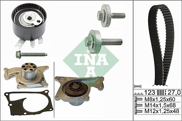 Wilmink Group WG1710017 - Ūdenssūknis + Zobsiksnas komplekts www.autospares.lv